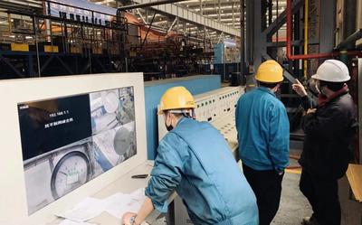 東方汽輪機制造的東莞中堂燃氣輪機中低壓缸完成水壓試驗